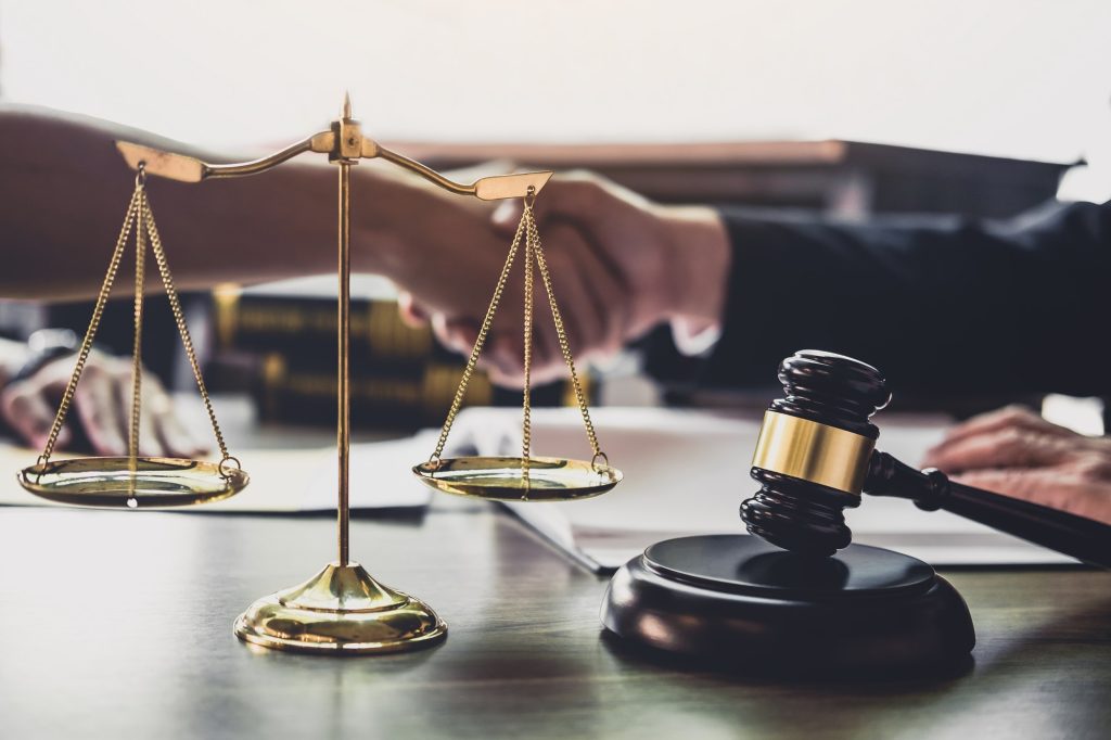 shaking hands after good cooperation